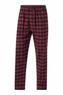 Lyle & Scott Pyjamassæt Julian Wine Tasting/Peacoat Check Discount