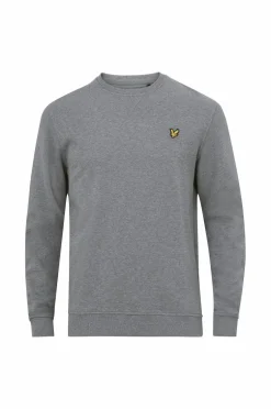 Lyle & Scott Sweatshirt Crew Neck Sweatshirt Mid Grey Marl Discount