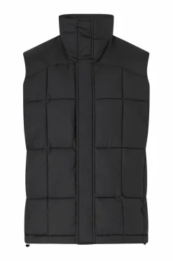 Lyle & Scott Vest Quilted Pannelled Gilet Z865 jet black Hot