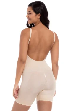 MAGIC Bodyfashion Formende krop Low Back Bodysuit - medium support Latte