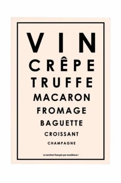 Maison Vivaraise Køkkenhåndklæde French Specialites 48 X 72 Sort Discount