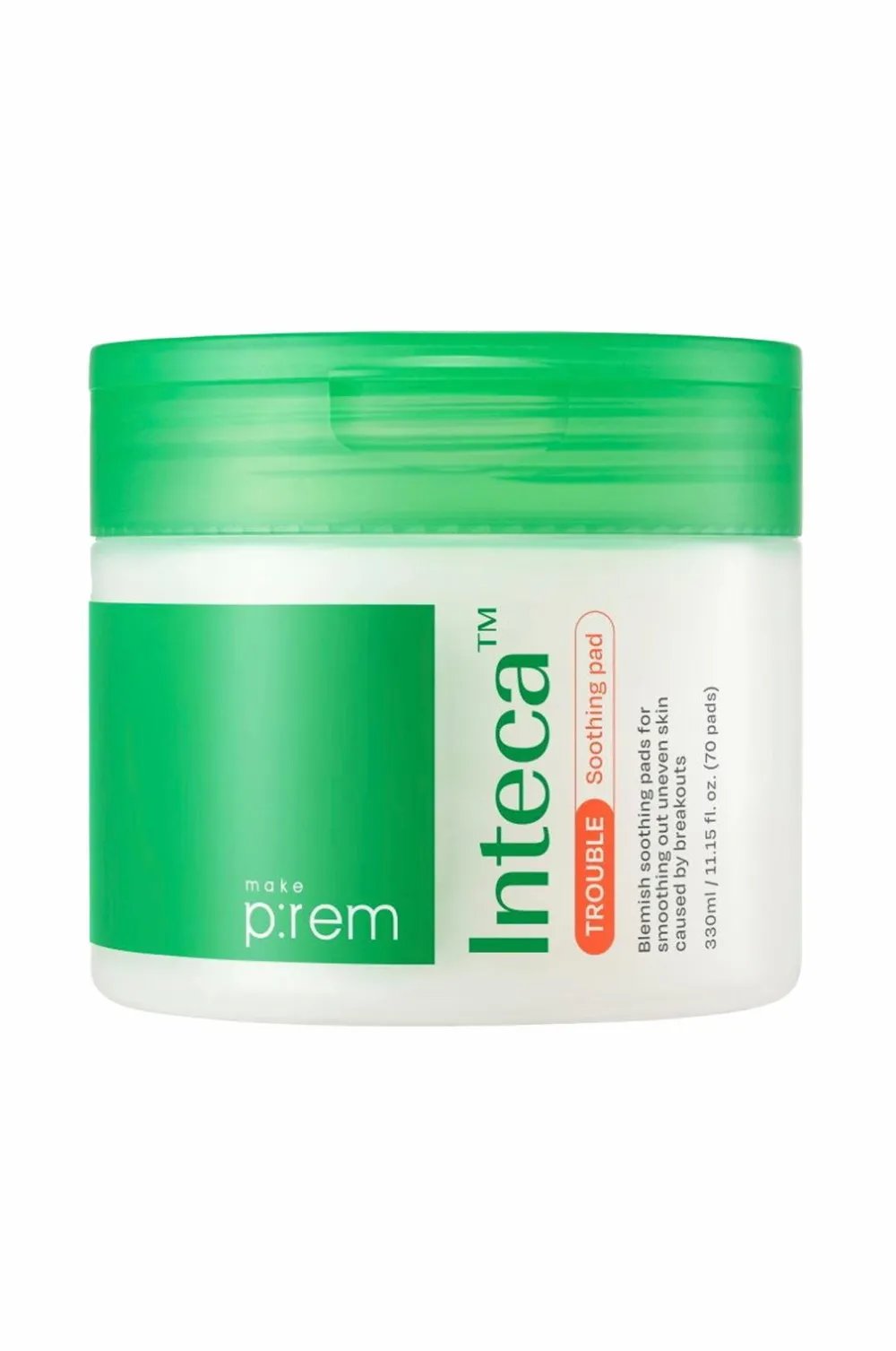 Make p:rem Ansigtspleje|Ansigtspleje>INTECA™ Trouble Soothing Pads 330Ml/70Pads No Color