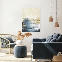 Malerifabrikken Posters & Billeder>Astonish 3 / Blandet maleri / 60 X 80 cm Blå