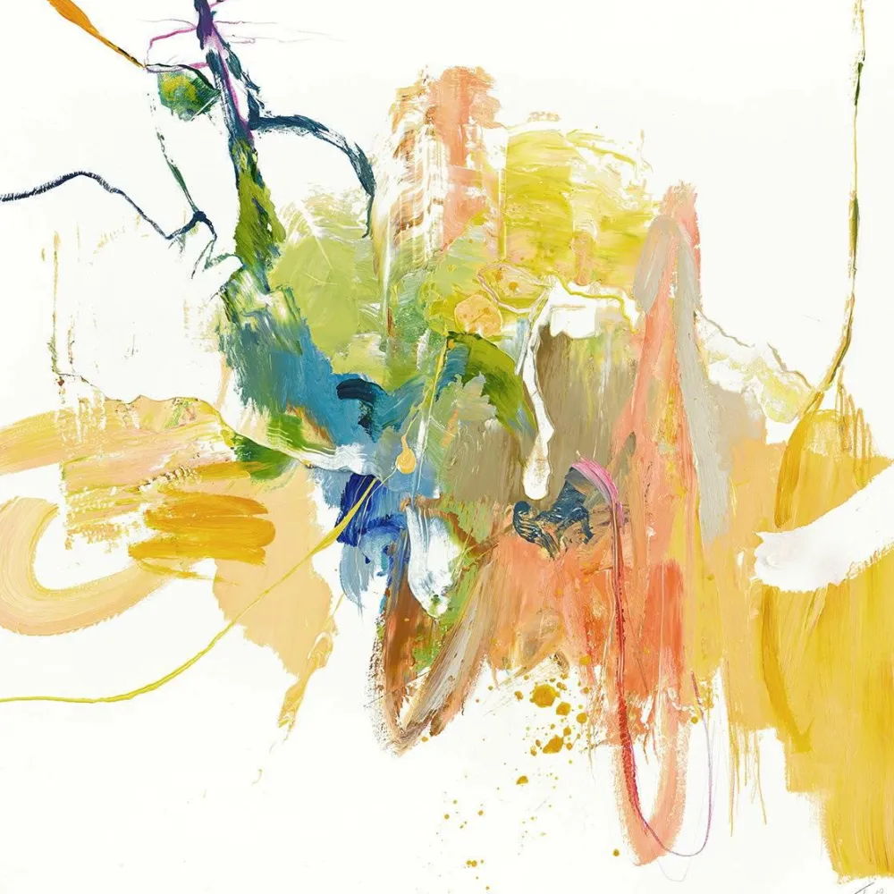Malerifabrikken Posters & Billeder>Confidential / Blandet maleri / 100 X 100 cm Yellow