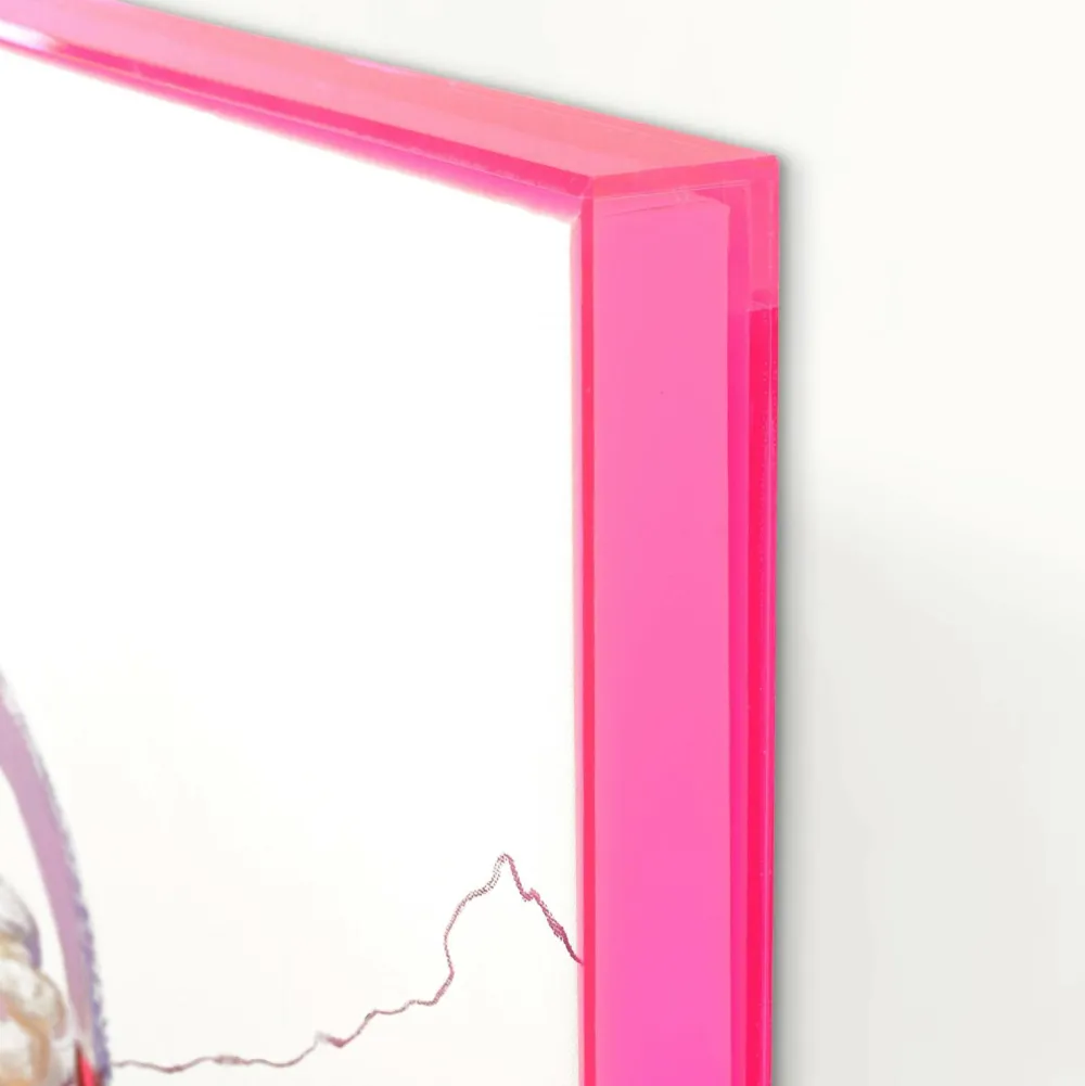 Malerifabrikken Posters & Billeder>Confidential / Blandet maleri / 100 X 100 cm Pink