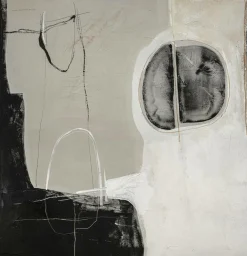 Malerifabrikken Design Painting / Ensemble / 100x100 Cm / Egetræsramme Grå Outlet