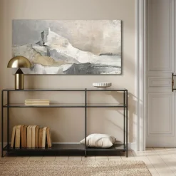 Malerifabrikken Nordic Shapes / Blandet maleri / 140 X70 cm Grøn Hot