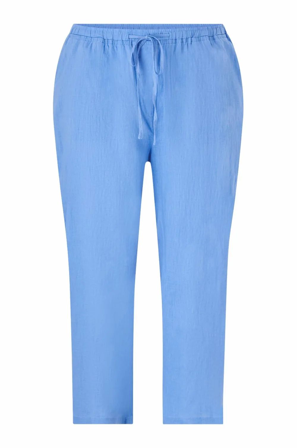 Mango Bukser>Bukser Linen Blue