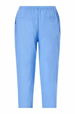 Mango Bukser>Bukser Linen Blue