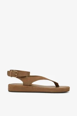 Mango Sandaler Sandalia Marrón Claro/Pastel Discount