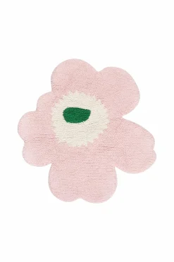 Marimekko Bademåtte Unikko 73X74 cm Lyserød, råhvid, grøn Discount