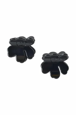 Marimekko Hårklemme Nano Unikko Hair Clip Set Black Clearance