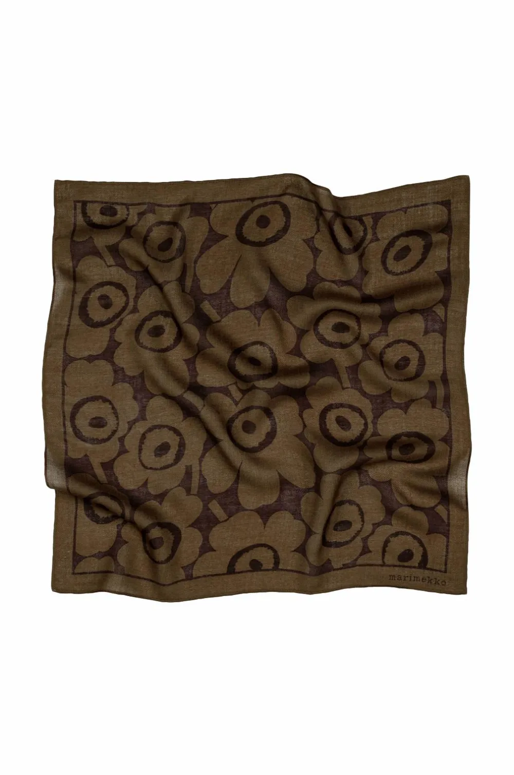 Marimekko Kuittaus Unikko beige, mørkebrun Sale
