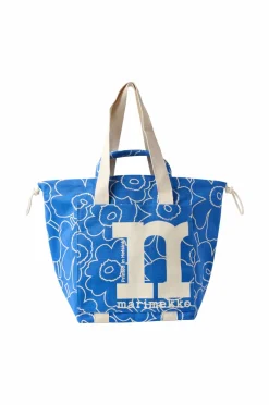 Marimekko Tasker>Mono City Tote Piirto Unikko blå, råhvid