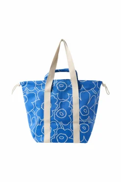 Marimekko Tasker>Mono City Tote Piirto Unikko blå, råhvid