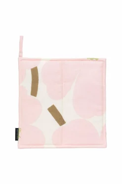 Marimekko Køkkentekstiler>Pieni Unikko Pot Holder off white, pink, pære, sand