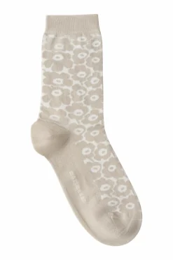 Marimekko Strumpor Linjaus Pikkuinen Unikko Whiite/White Online