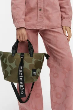 Marimekko Tote S Unikko grøn, lysegrøn Outlet