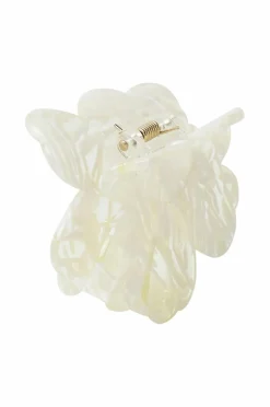 Marimekko Unikko Hair Clip Small gul hvid Outlet