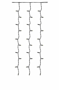 Markslöjd Gardin CHRISSLINE 1x1,5 m 100L LED Original Ekstra Sort mat sort New