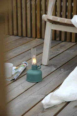 Markslöjd Udendørsbelysning|Genopladelige Lamper>Genopladelig bordlampe Astrid B/O Mørkegrøn