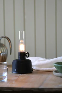 Markslöjd Genopladelig bordlampe Astrid B/O Sort New