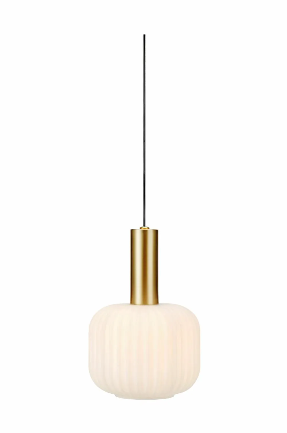 Markslöjd Loftlampe Sober Small 1L Børstet messing/hvid Outlet