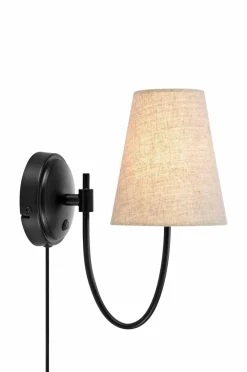 Markslöjd Væglampe Amar Beige/sort New