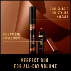 Max Factor 2000 Calorie Pro Stylist Mascara Black Hot