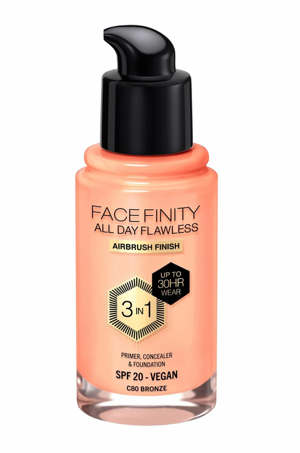 Max Factor Ansigt>All Day Flawless 3in1 Foundation 80 Bronze