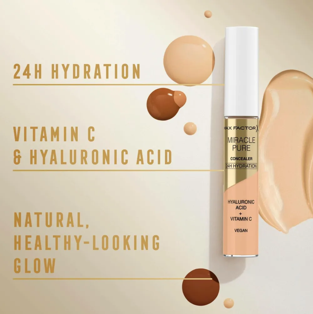 Max Factor Miracle Pure Concealer 03 Medium New