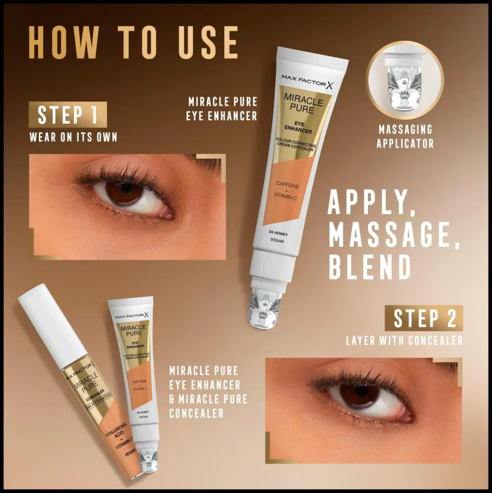 Max Factor Ansigt>Miracle Pure Eye Enhancer 10 ml 01 Rose