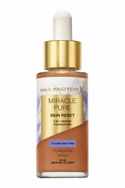 Max Factor Miracle Pure Serum Foundation 08 Deep To Very Deep Outlet