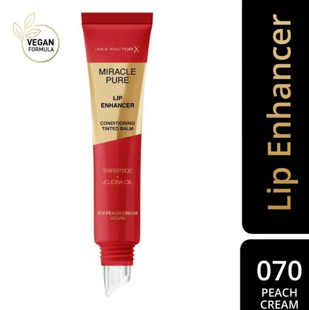 Max Factor Læber>Miracle Pure Lip Enhancer Peach Cream 070