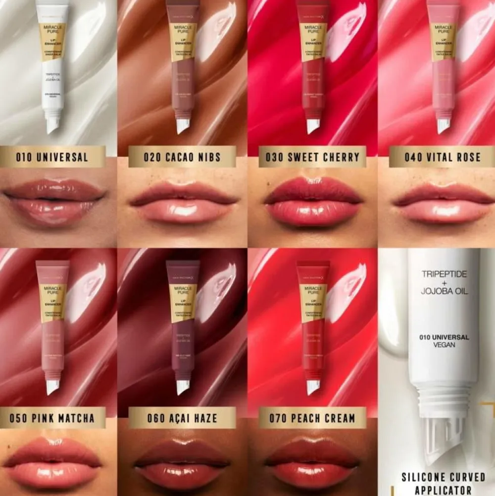 Max Factor Læber>Miracle Pure Lip Enhancer Peach Cream 070