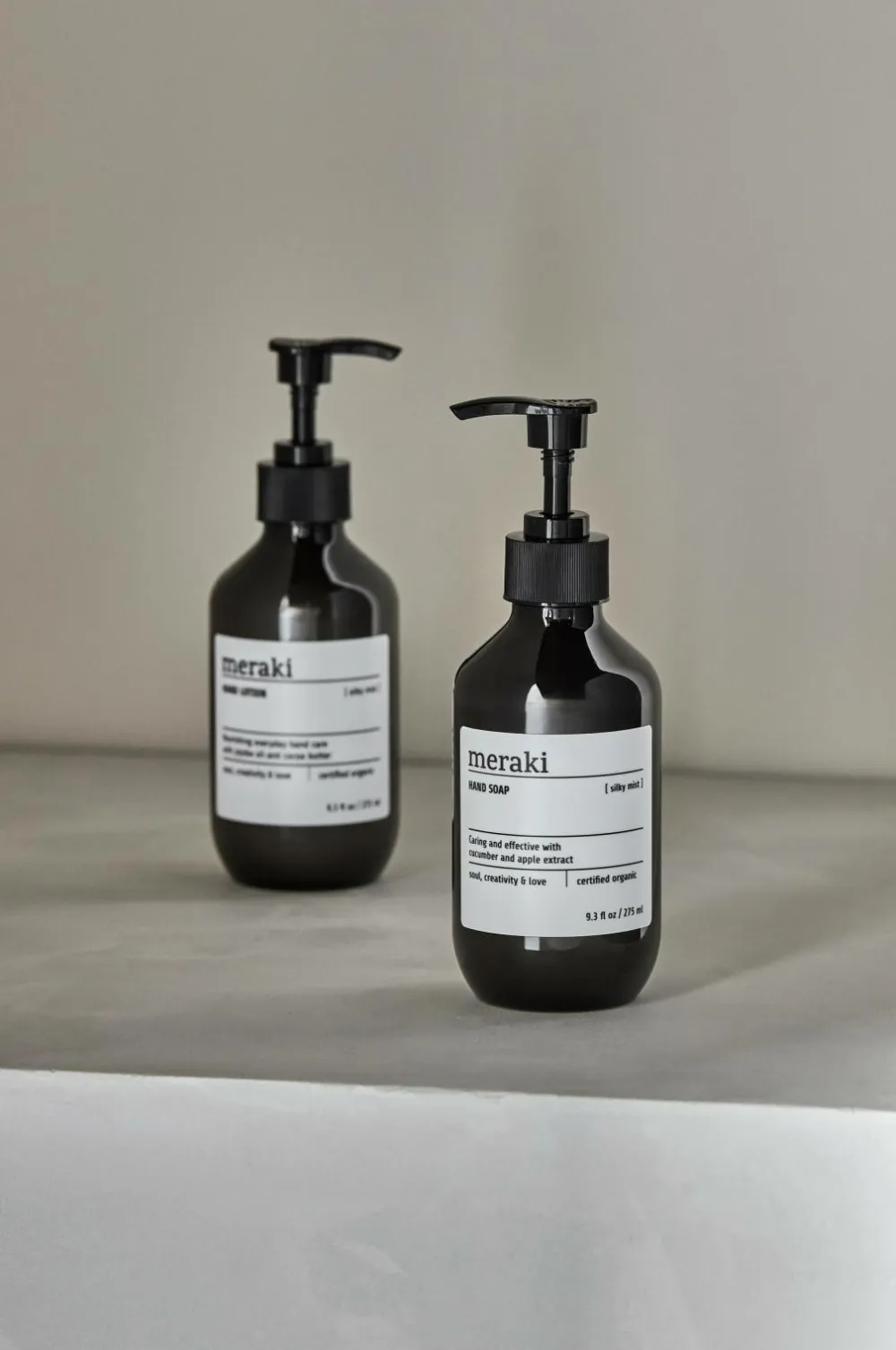 Meraki Kropspleje|Gaveæsker>Giftbox Silky Mist Simple Hand Care 275 Ml Grey