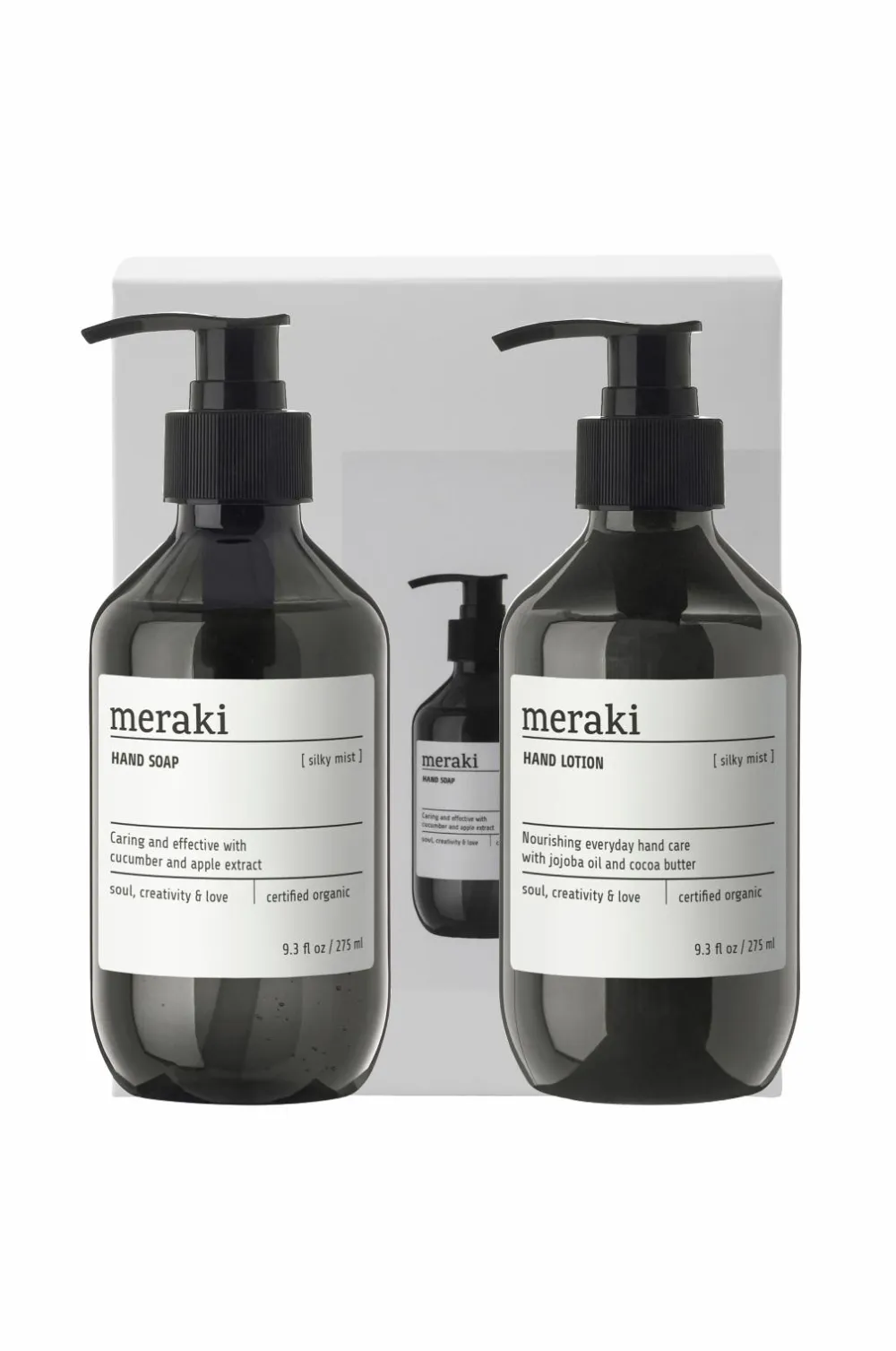 Meraki Kropspleje|Gaveæsker>Giftbox Silky Mist Simple Hand Care 275 Ml Grey