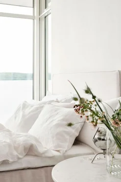 Mille Notti Fladt lagen Lino Hvid Discount