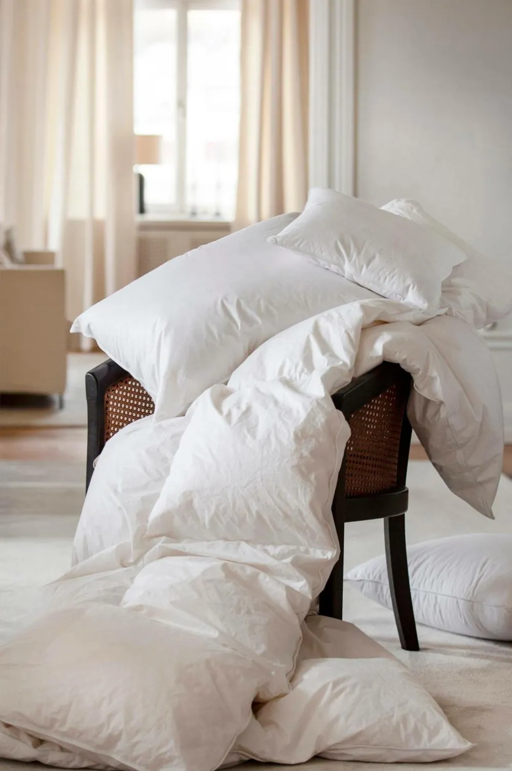 Mille Notti Dyner & Hovedpuder>Natura dundyne, varm White