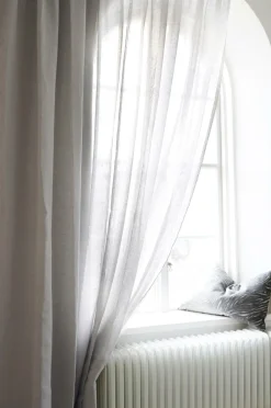 Mimou Gardin Kelly, hørlærred, dobbelt bredde Himmelgrå Online