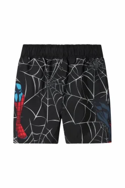 Name it Badebukser nmmMave Spider Long Swimshorts Black Clearance