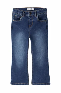 Name it Jeans>Bootcut jeans nmfSalli Boot Fleece 9981-an Dark blue denim