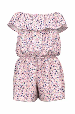 Name it Jumpsuits>Buksekjole nmfVinaya SS Playsuit White alyssum