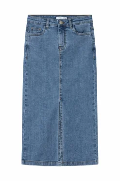 Name it Cowboynederdel nkfKylie Maxi Dnm Skirt Medium blue denim Hot