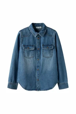 Name it Skjorter>Cowboyskjorte nkmKim OZ LS Medium blue denim