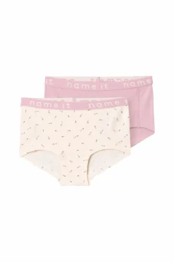 Name it Undertøj>Hipstertrusser NkfHipster Floral 2-pak Buttercream