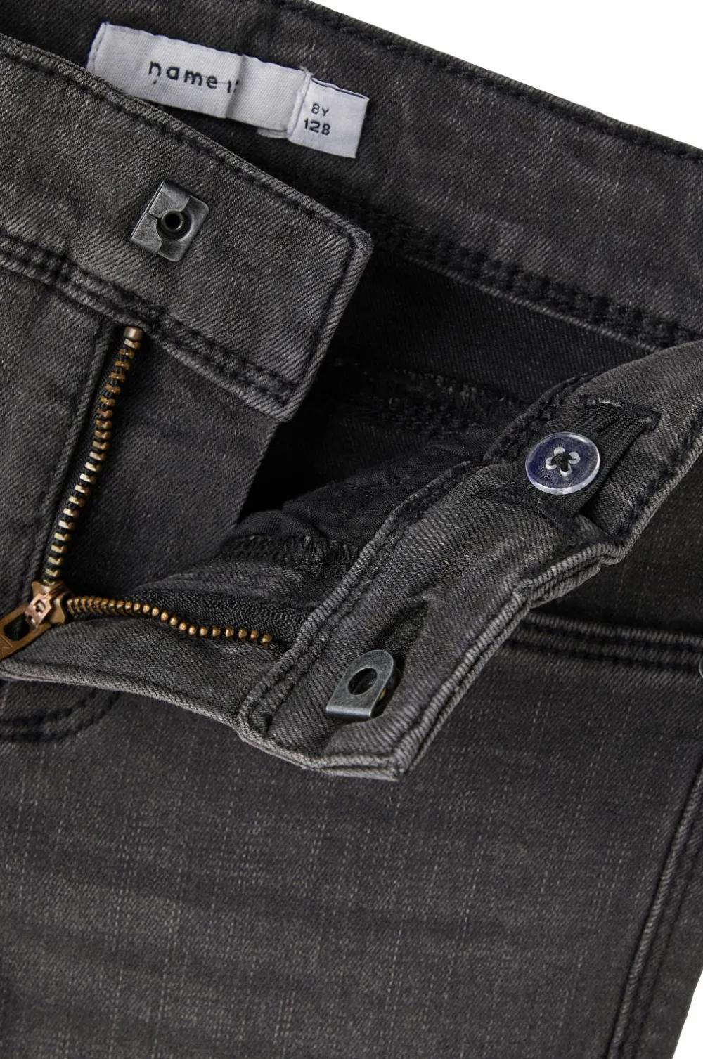 Name it Jeans nkfPolly Skinny Boot Jeans 1142 Dark grey denim Hot
