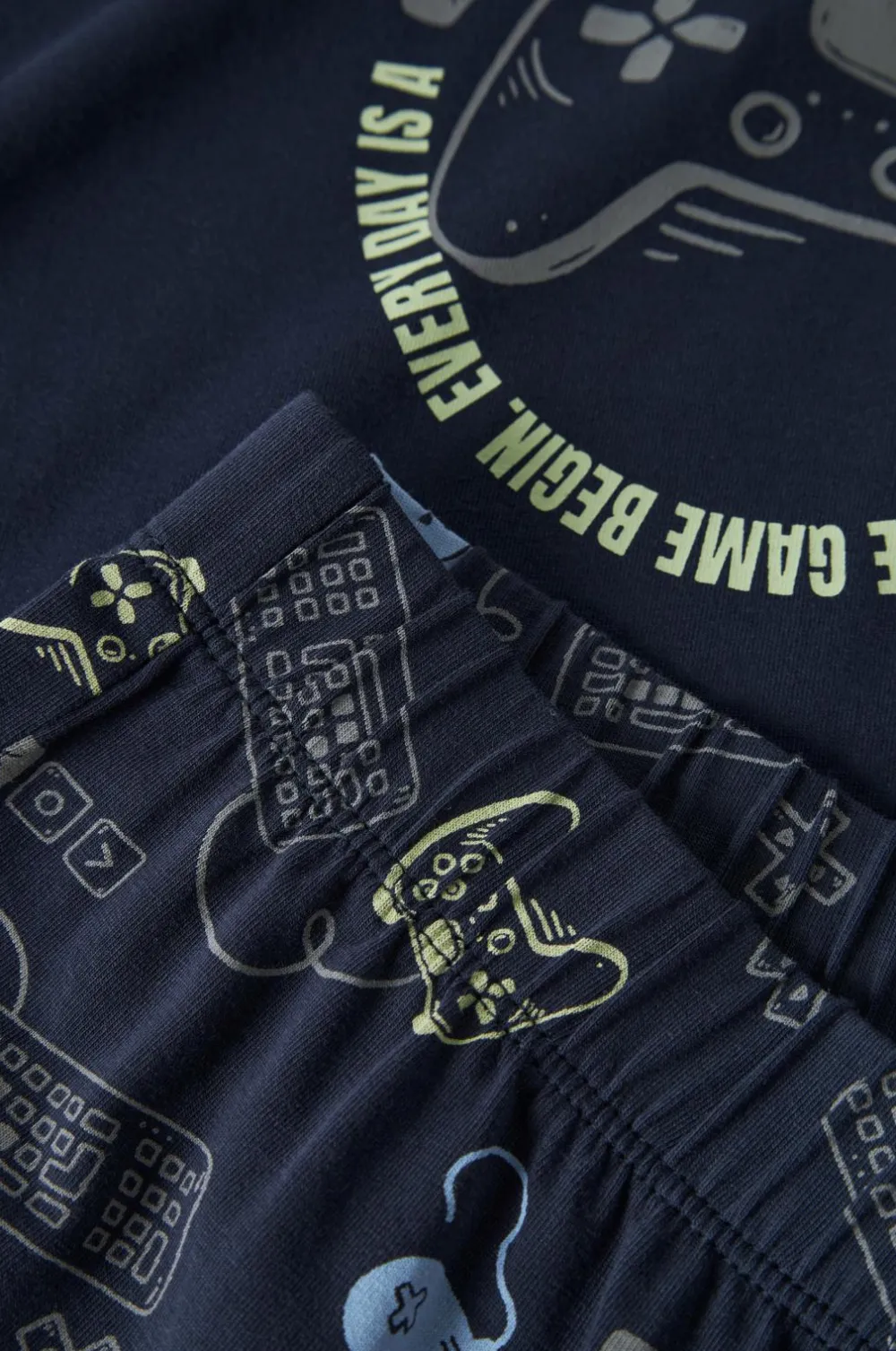 Name it Nattøj & Homewear>Pyjamassæt nkmNightset Navy Gamer Navy blazer