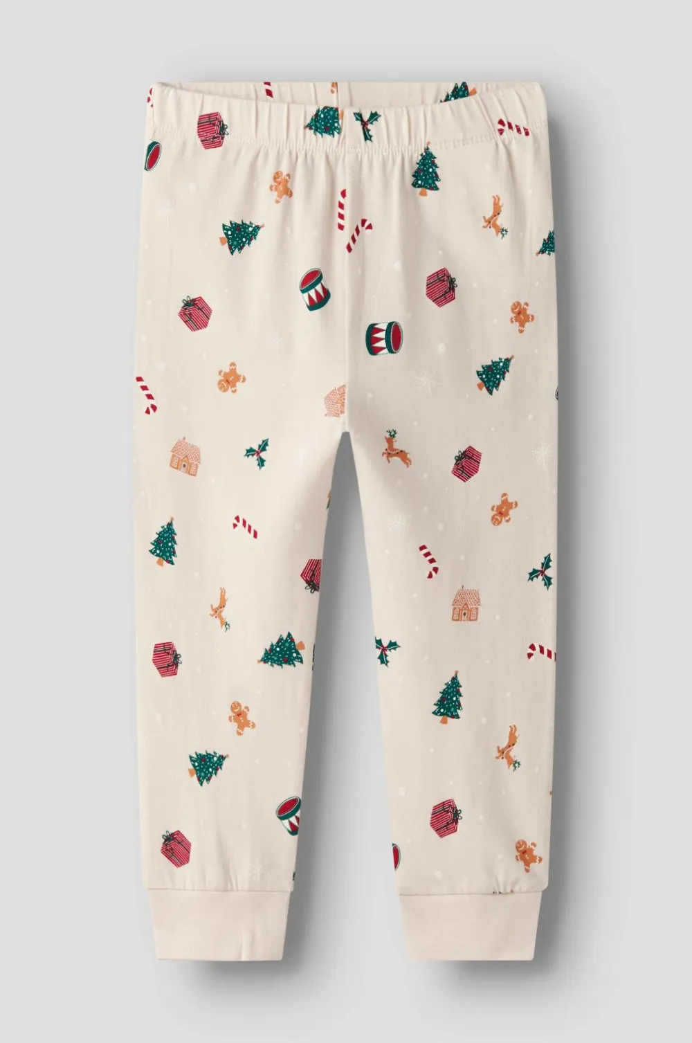 Name it Nattøj & Homewear>Pyjamassæt nmnVismas LS White gray
