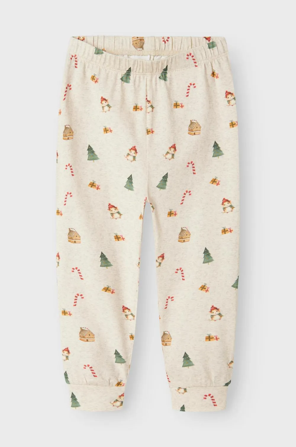 Name it Nattøj & Homewear>Pyjamassæt nmnRoccas Peyote melange